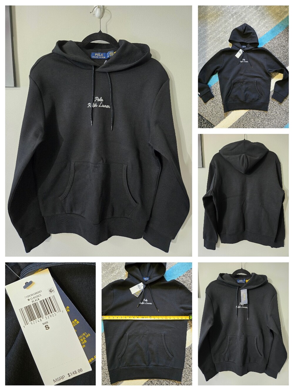Polo Ralph Lauren Men's Logo Double Knit Hoodie, S, NWT